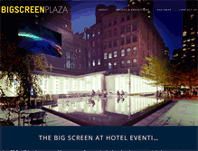 Tablet Screenshot of bigscreenplaza.com